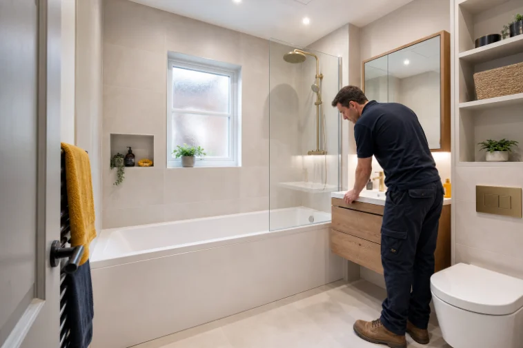 Family bathroom refit in Luton by Zii Builders